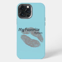 My Favorite Human iPhone Case – Romantic Lips Art