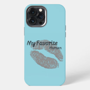 My Favorite Human iPhone Case – Romantic Lips Art 