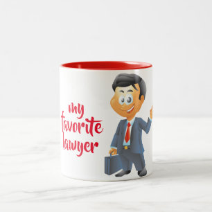 ***MY FAVORITE LAWYER*** Two-Tone COFFEE MUG