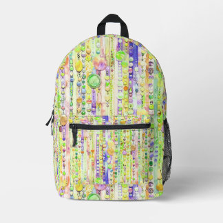My Favorite Necklaces 03 Printed Backpack