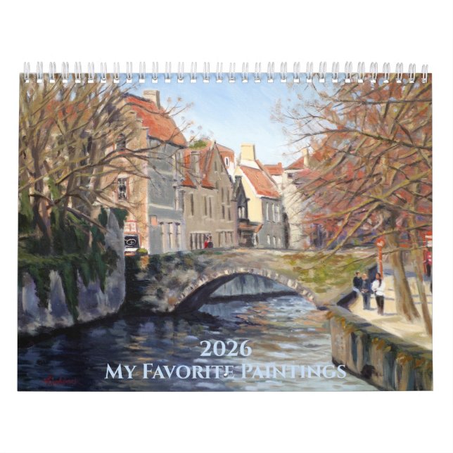 My Favorite Paintings – 2026 Calendar (Cover)