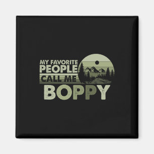 My Favorite People Call Me Boppy Forest Mountain H Magnet