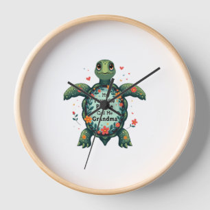 My Favorite People Call Me Grandma Turtle - Grandm Clock