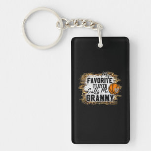 My Favorite Player Calls Me Grammy Basketball Xmas Key Ring