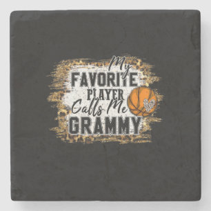 My Favorite Player Calls Me Grammy Basketball Xmas Stone Coaster
