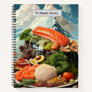 My Favorite Recipes Spiral bound Recipe Notebook