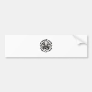My Favorite Season is the Fall of Facism No King Bumper Sticker