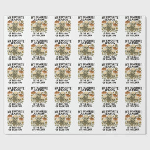 My Favorite Season is the Fall of Facism No King Wrapping Paper