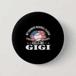My Favorite Sell Player Calls Me Gigi Usa Flag 6 Cm Round Badge