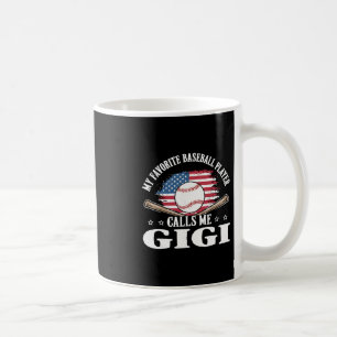 My Favorite Sell Player Calls Me Gigi Usa Flag Coffee Mug