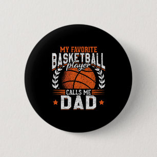 My Favorite Sketll Player Calls Me Dad Sketll 1 6 Cm Round Badge