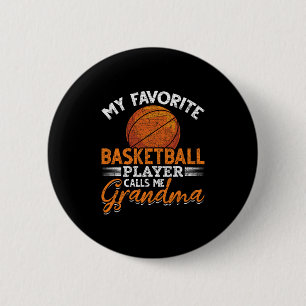 My Favorite Sketll Player Calls Me Grandma Sketll 6 Cm Round Badge