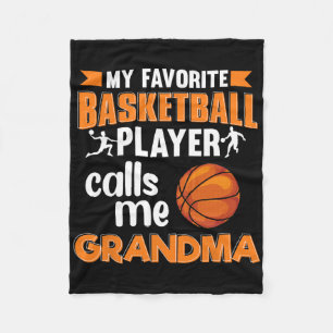 My Favorite Sketll Player Calls Me Grandma Sketll  Fleece Blanket