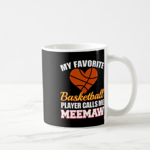 My Favorite Sketll Player Calls Me Meemaw Funny Me Coffee Mug