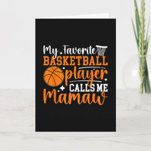 My Favorite Sketll Player Mamaw Sketll Mamaw Card