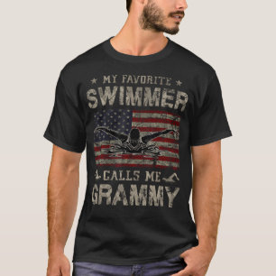 My Favorite Swimmer Calls Me Grammy Mothers Day T-Shirt