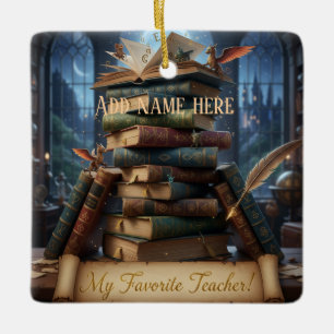 My Favorite Teacher - Personalized Keepsake Ceram Ceramic Ornament
