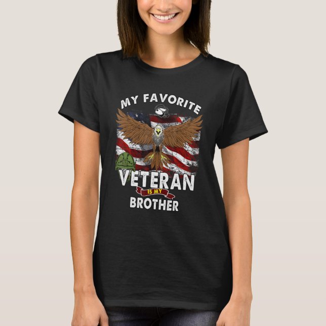 my favorite veteran is my brother T-Shirt (Front)