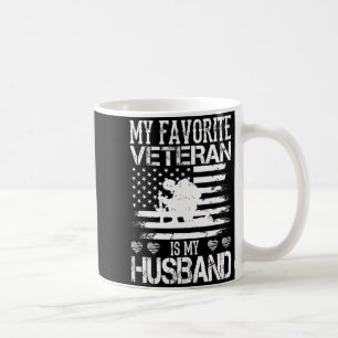 My favorite veteran my husband military veterans d coffee mug