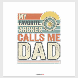 My Favourite Archer Calls Me Dad Vintage Design_1