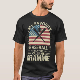 My Favourite Baseball Player Calls Me GRAMMIE US F T-Shirt