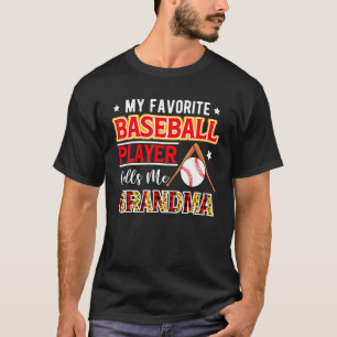 My Favourite Baseball Player Calls Me Grandma Moth T-Shirt
