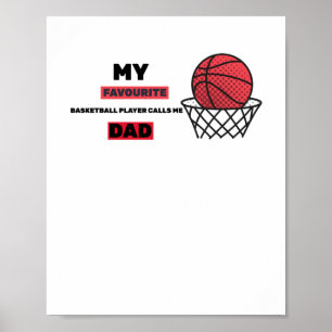 My Favourite Basketball Player Calls Me Dad Poster