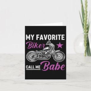 My Favourite Biker Call Me Bybe Card