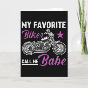 My Favourite Biker Call Me Bybe  Card