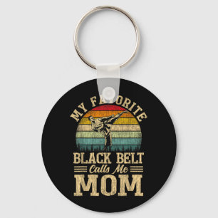 My Favourite Black Belt Calls Me Mum Mothers Day Key Ring
