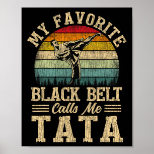My Favourite Black Belt Calls Me S Breast Mother's Poster