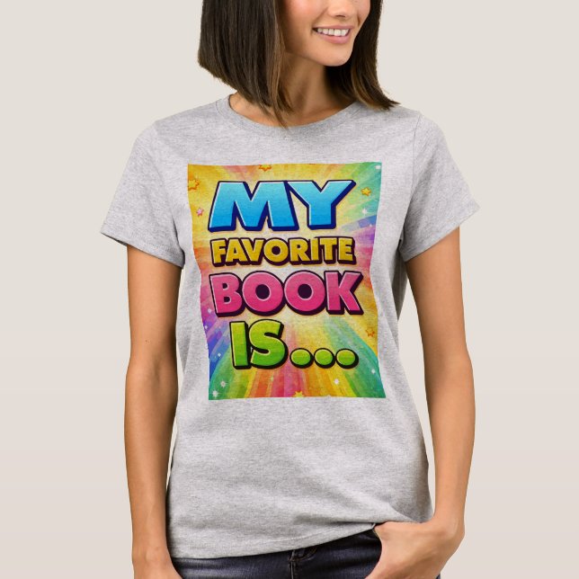 My Favourite Book Is T-Shirt (Front)