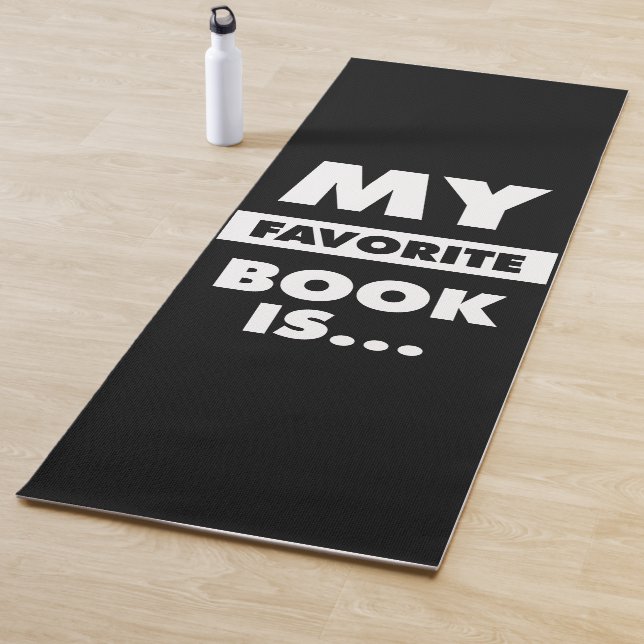 My Favourite Book Is... Yoga Mat (In Situ)