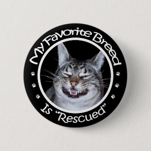 My Favourite Breed Is Rescued Button