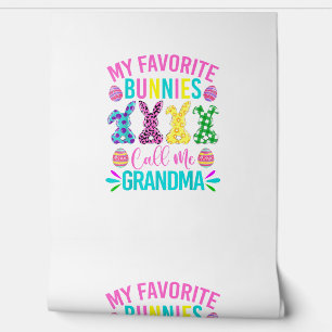 My Favourite Bunnies Call Me Grandma Shirt Cute Ea Wallpaper