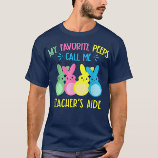 My Favourite Bunnies Call Me Teacher's Aide Cute B T-Shirt