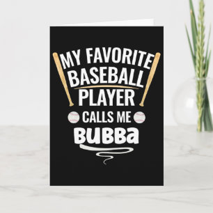 My Favourite Bysebyll Player Calls Me Bubby Card