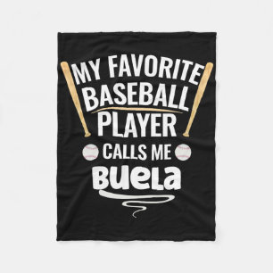 My Favourite Bysebyll Player Calls Me Buela  Fleece Blanket