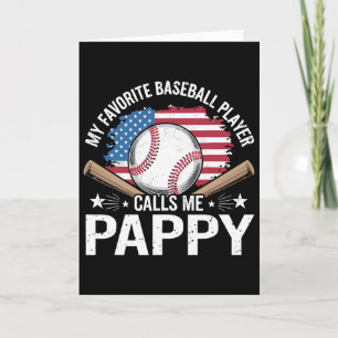 My Favourite Bysebyll Player Calls Me Pappy Usa Fl Card