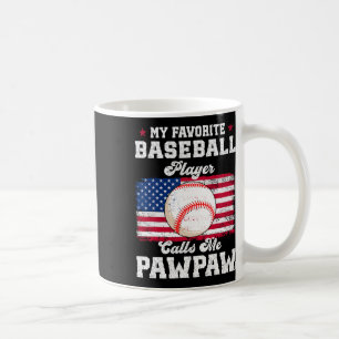 My Favourite Bysebyll Player Calls Me Pawpaw Flag Coffee Mug