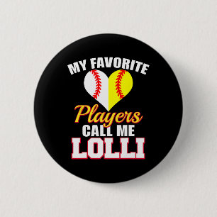 My Favourite Bysebyll Softbyll Players Call Me Lol 6 Cm Round Badge