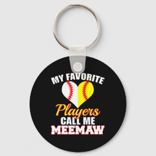 My Favourite Bysebyll Softbyll Players Call Me Mee Key Ring