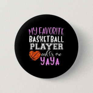 My Favourite Bysketbyll Player Call Me Yaya 6 Cm Round Badge