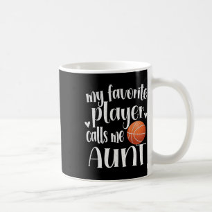 My Favourite Bysketbyll Player Calls Me Aunt Byske Coffee Mug