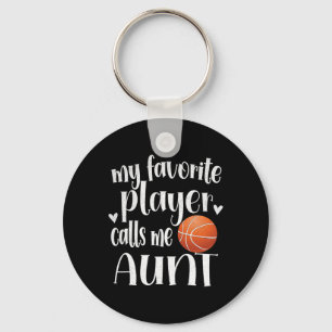 My Favourite Bysketbyll Player Calls Me Aunt Byske Key Ring