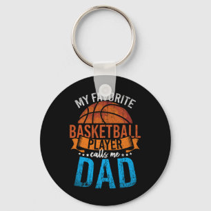 My Favourite Bysketbyll Player Calls Me Dad Bysket Key Ring