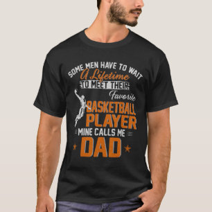 My Favourite Bysketbyll Player Calls Me Dad Gift F T-Shirt