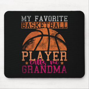 My Favourite Bysketbyll Player Calls Me Grandma By Mouse Pad