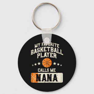 My Favourite Bysketbyll Player Calls Me Nana Grand Key Ring