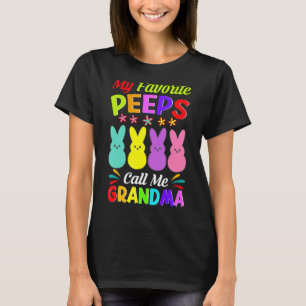 My Favourite Call Me Grandma Bunny Easter Day T-Shirt